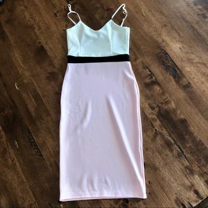 Pink Boutique colorblock dress